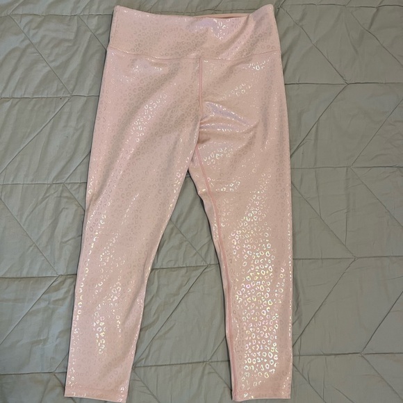 ZYIA Pants - Zyia light n tight pink leopard unicorn 7/8 leggings